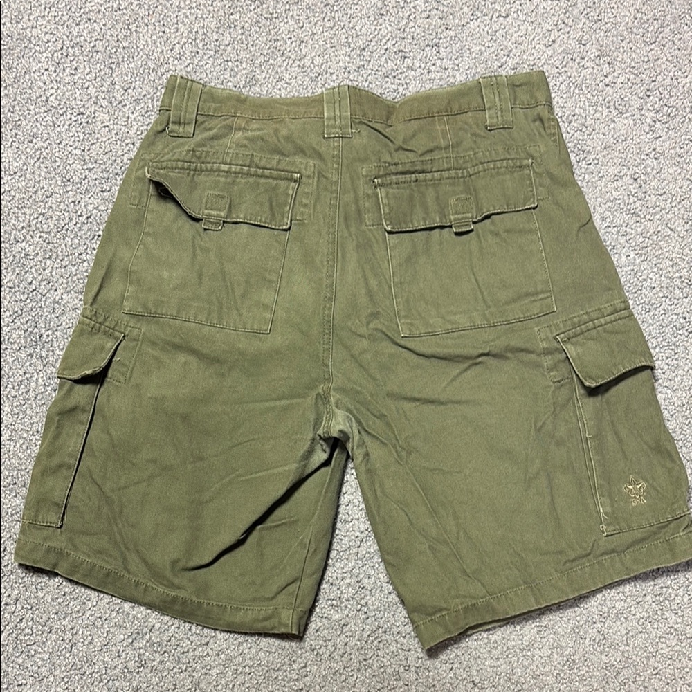 Boy Scouts of America Green Cargo Shorts size 32 - Picture 4 of 7